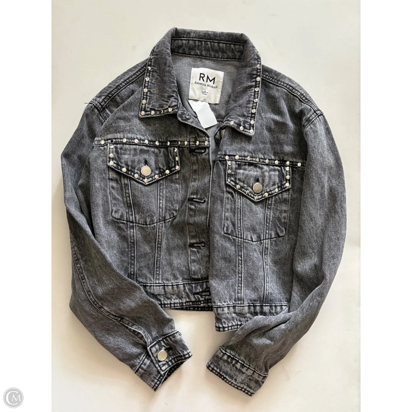 Jacket Designer By Rebecca Minkoff In Black, Size: L