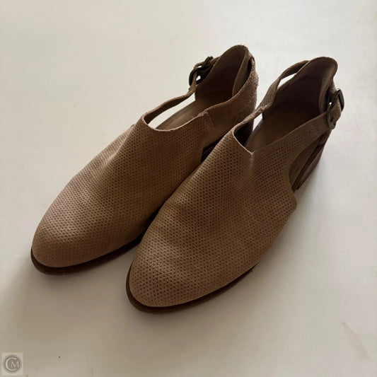 Shoes Heels Block By Crown Vintage In Tan, Size: 7.5