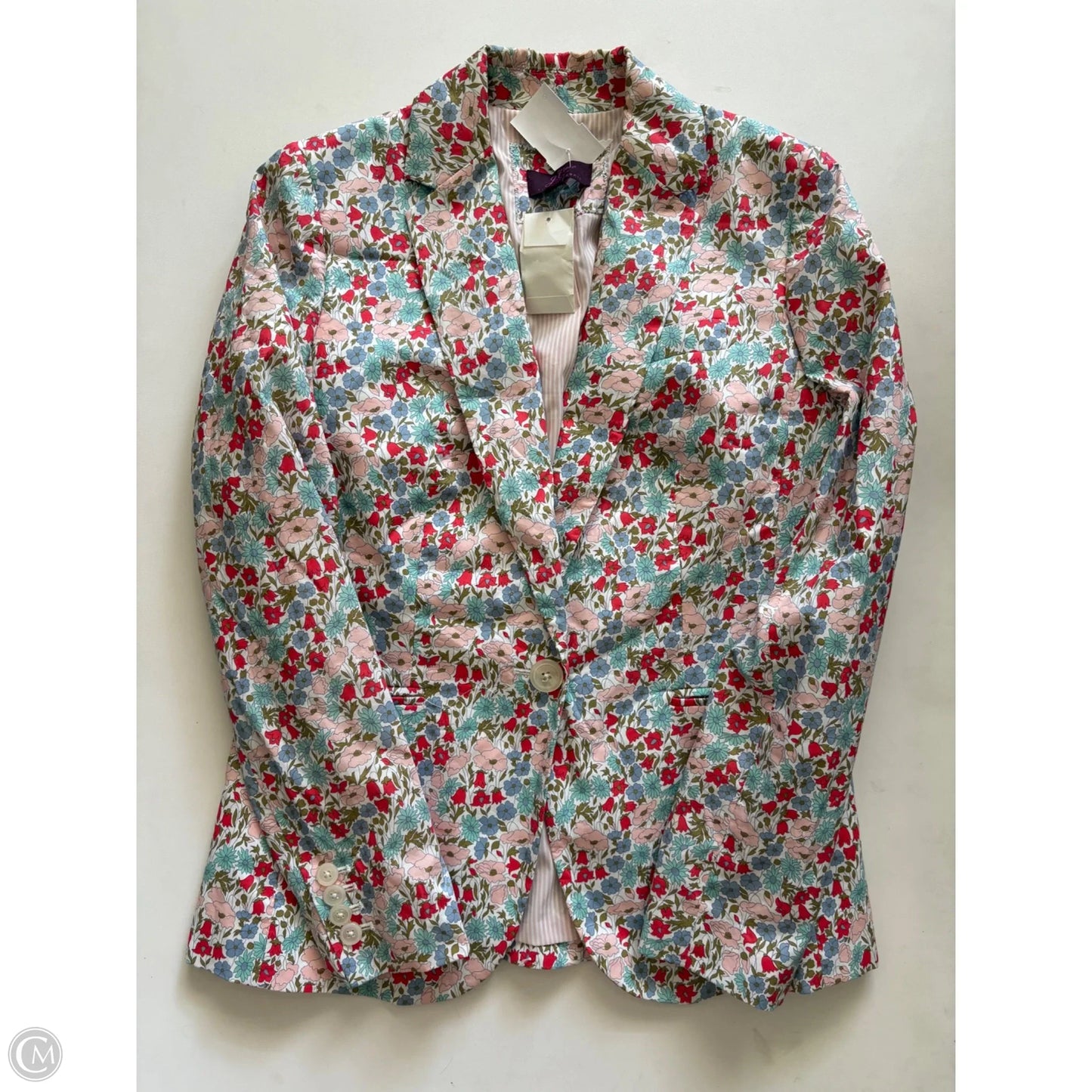 Blazer By J. Crew In Floral Print, Size: 2