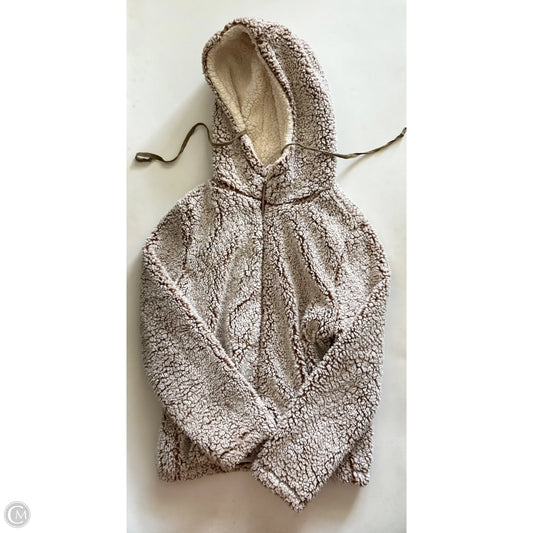 Coat Faux Fur & Sherpa By jordannen In Cream, Size: L