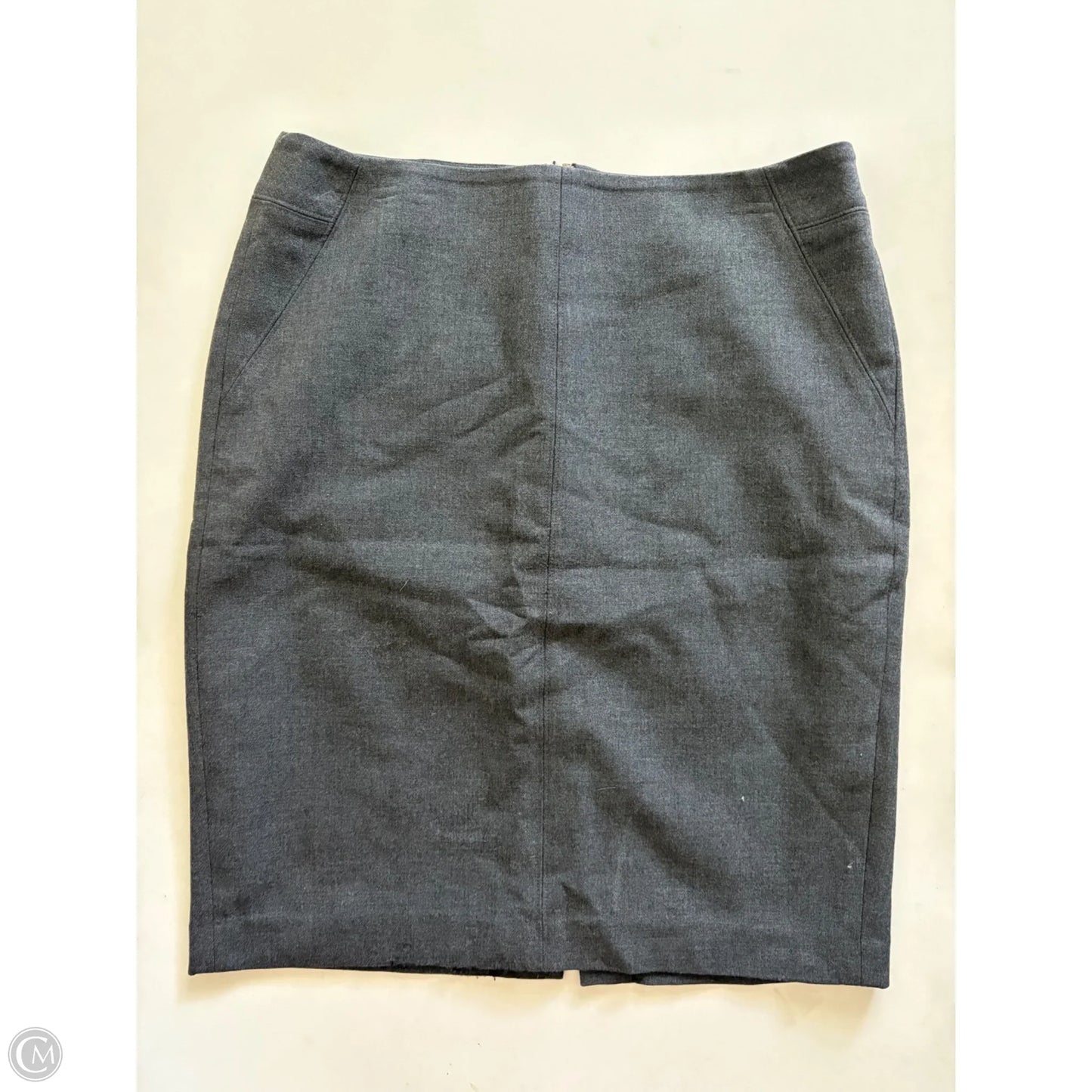 Skirt Midi By Loft In Grey, Size: 12