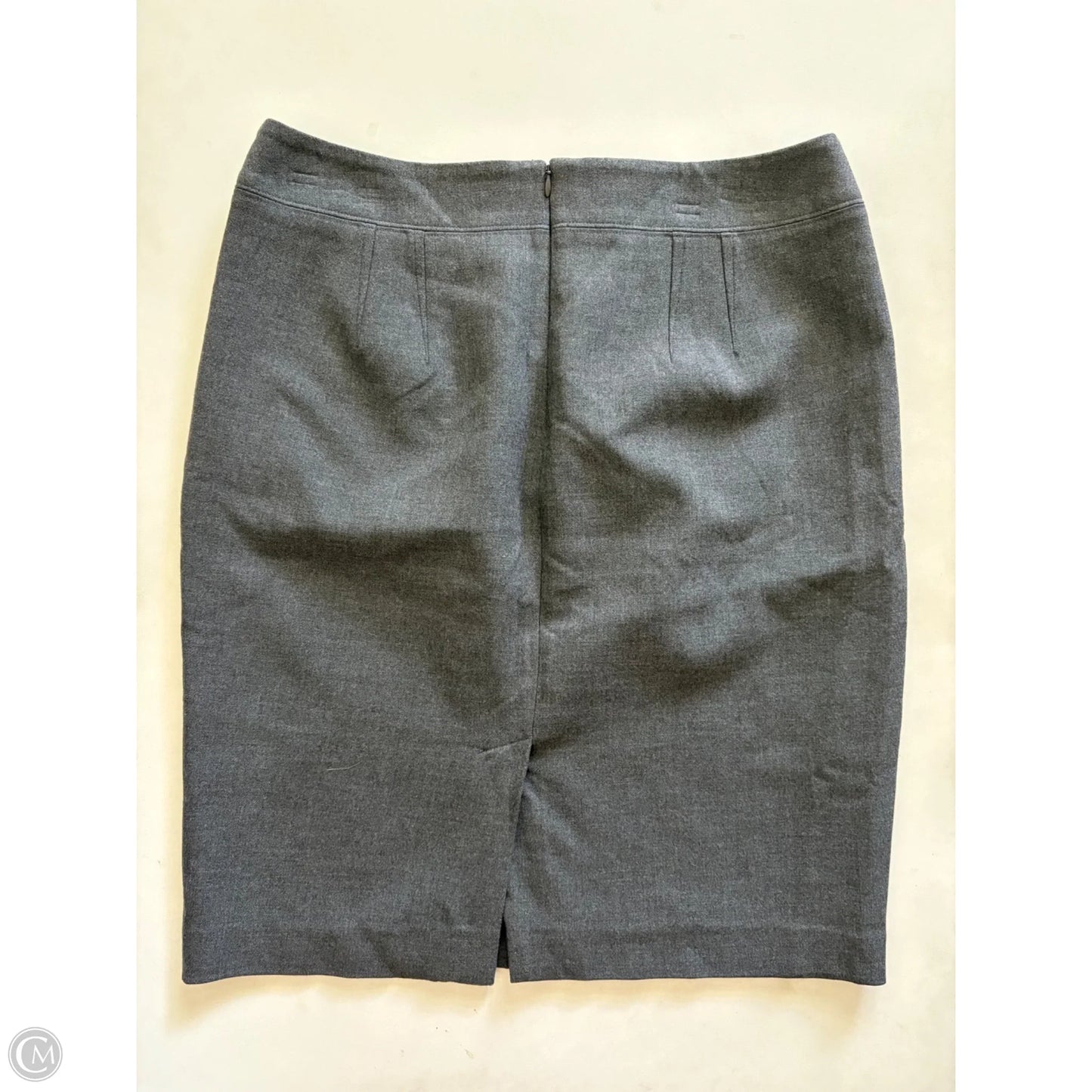 Skirt Midi By Loft In Grey, Size: 12