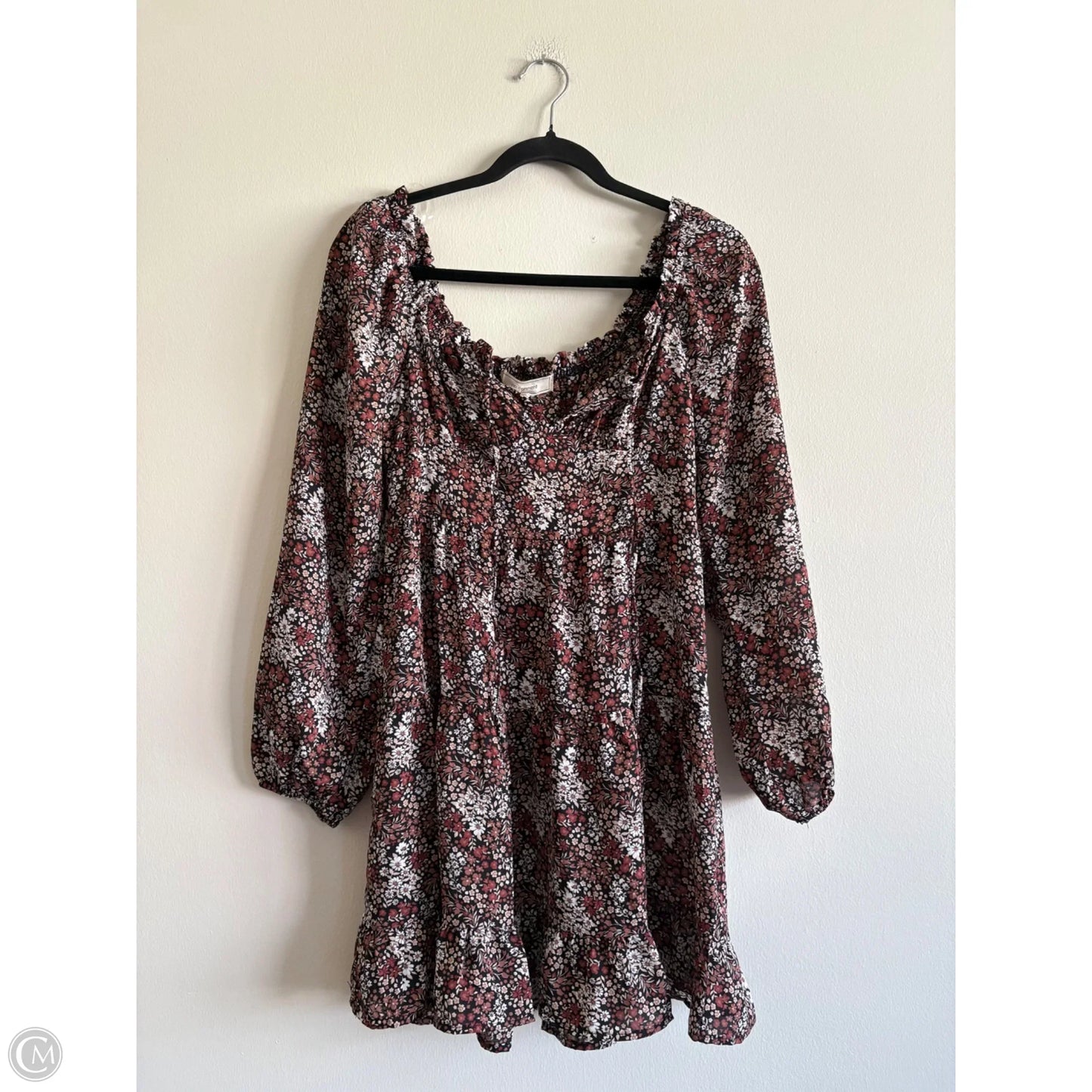 Dress Casual Midi By No Comment In Floral Print, Size: M