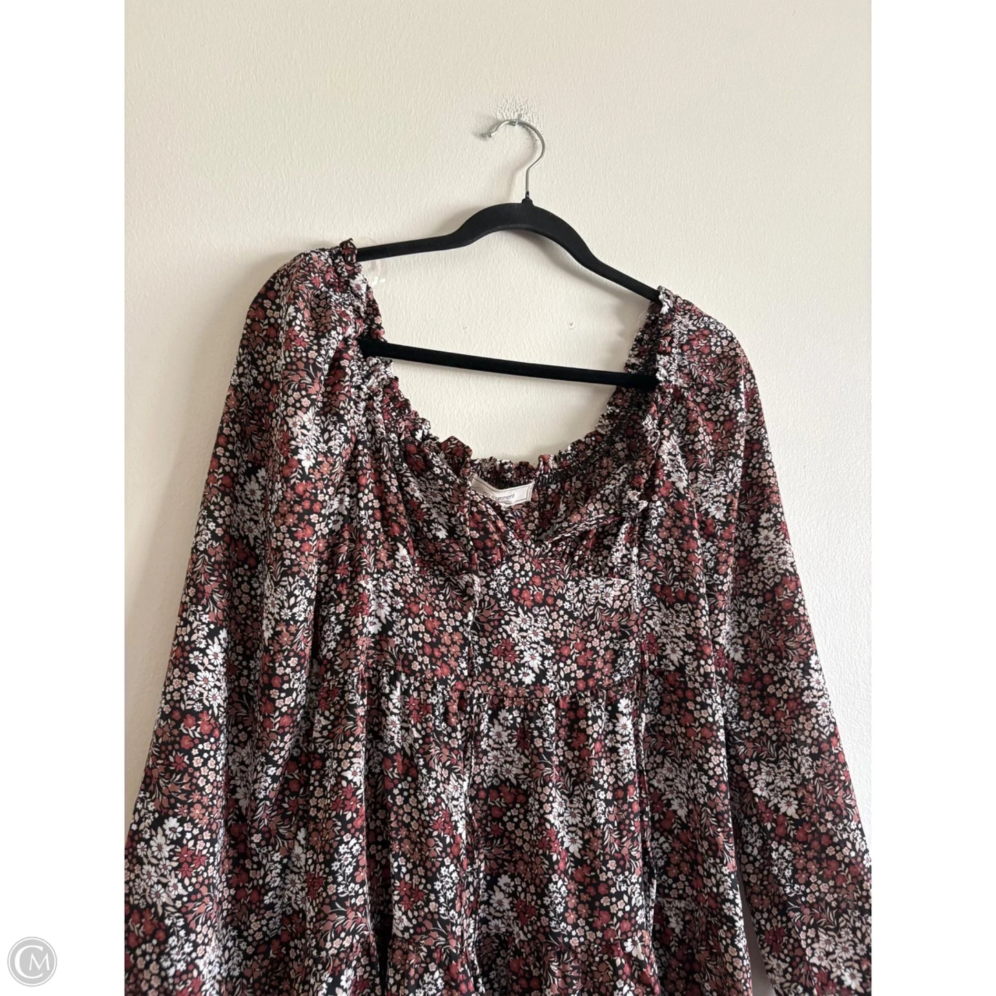Dress Casual Midi By No Comment In Floral Print, Size: M