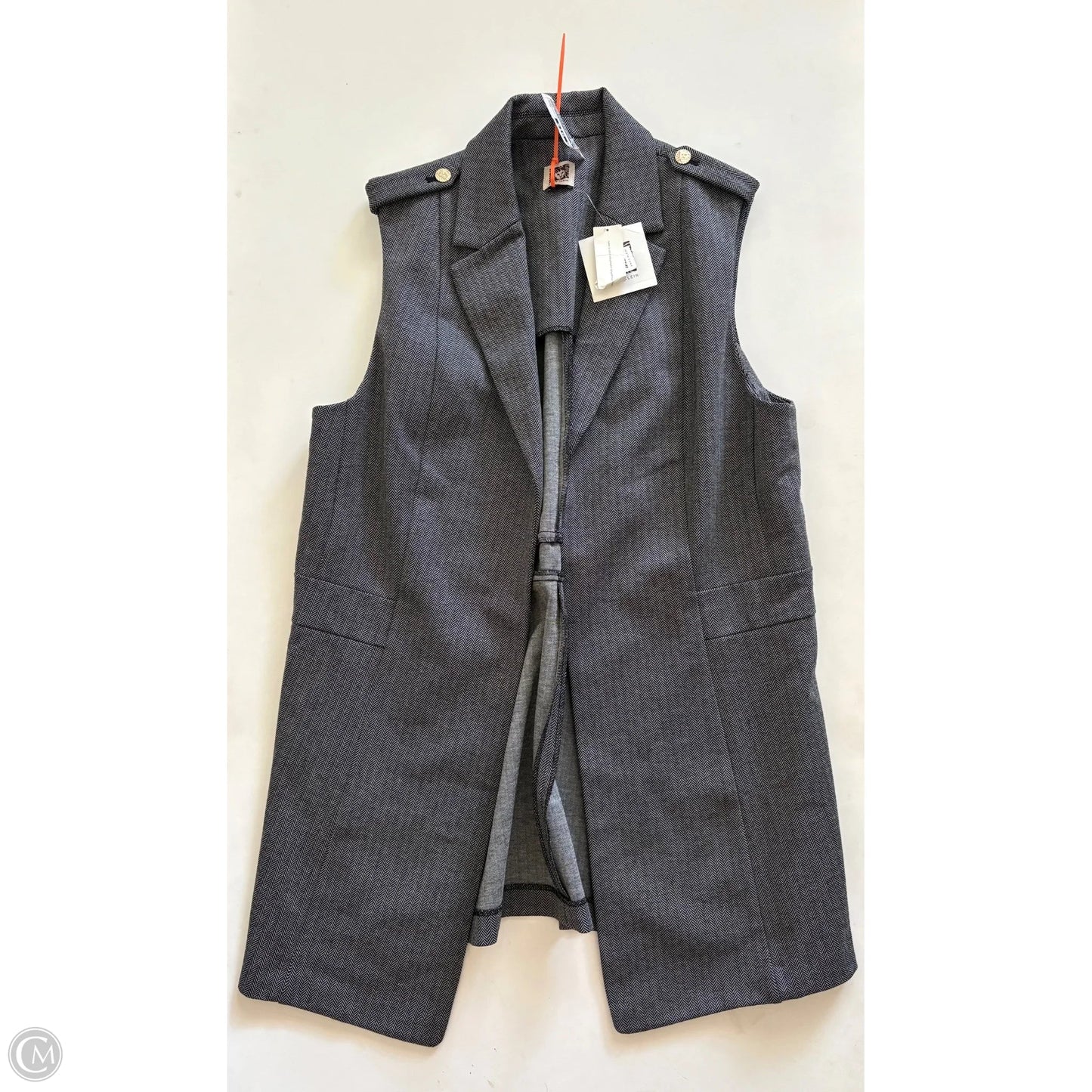 Vest Other By Anne Klein In Black, Size: M