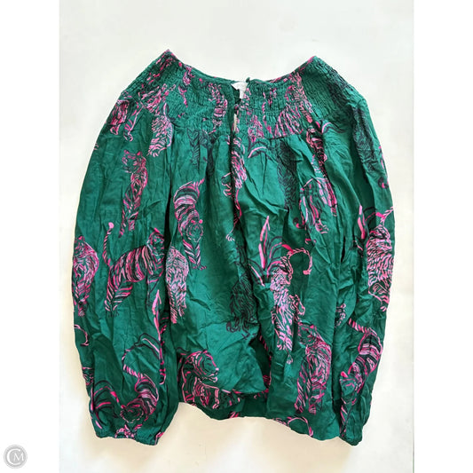 Top Long Sleeve By Crown And Ivy In Animal Print, Size: 1x