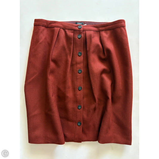 Skirt Midi By J. Crew In Orange, Size: 16