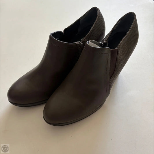 Boots Ankle Heels By Rialto In Brown, Size: 8