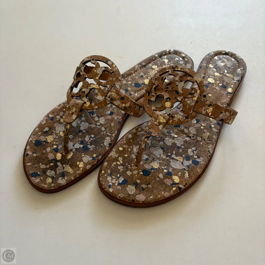 Sandals Designer By Tory Burch In Multi-colored, Size: 9.5