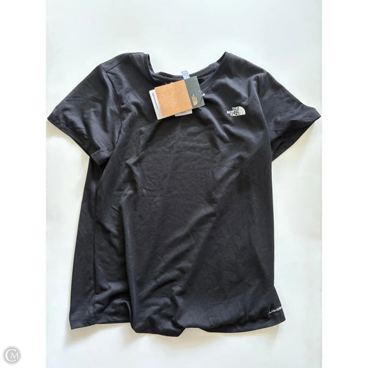 Athletic Top Short Sleeve By The North Face In Black, Size: M
