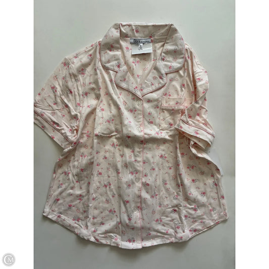 Pajamas 2pc By FLORAL In Floral Print, Size: M