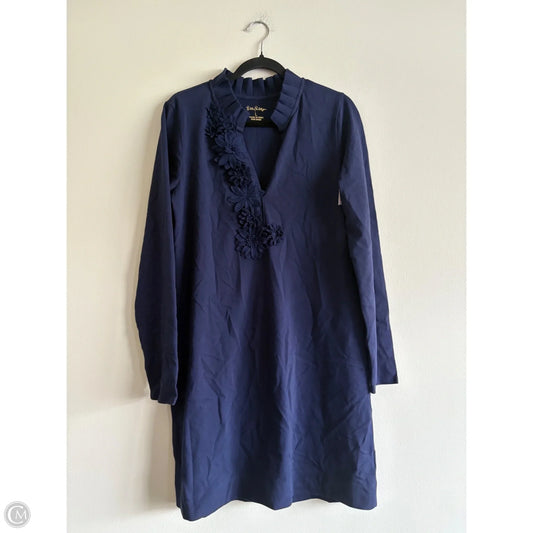 Dress Designer By Lilly Pulitzer In Navy, Size: L