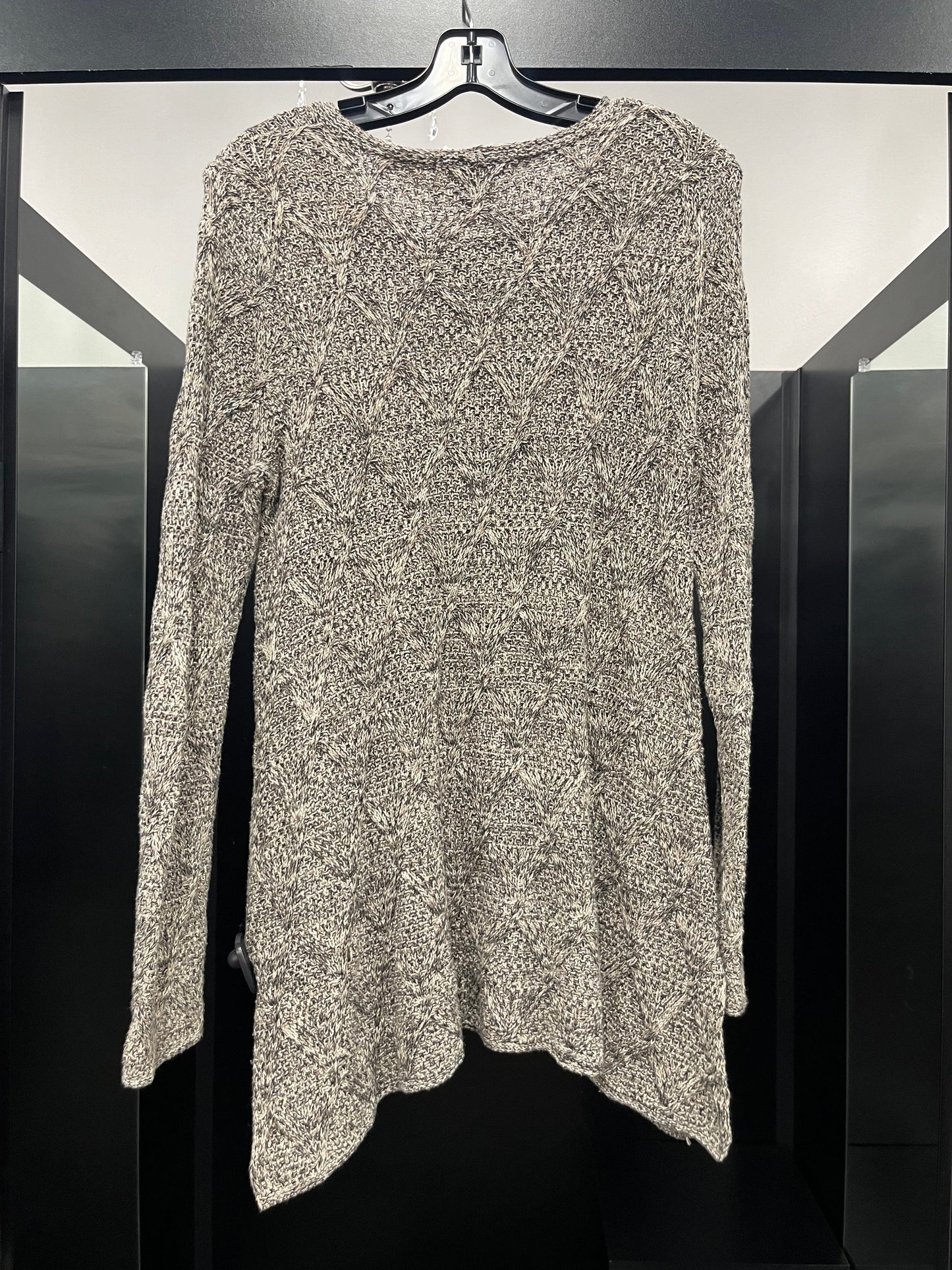 Sweater By Eight Eight Eight In Black Tan, Size: S