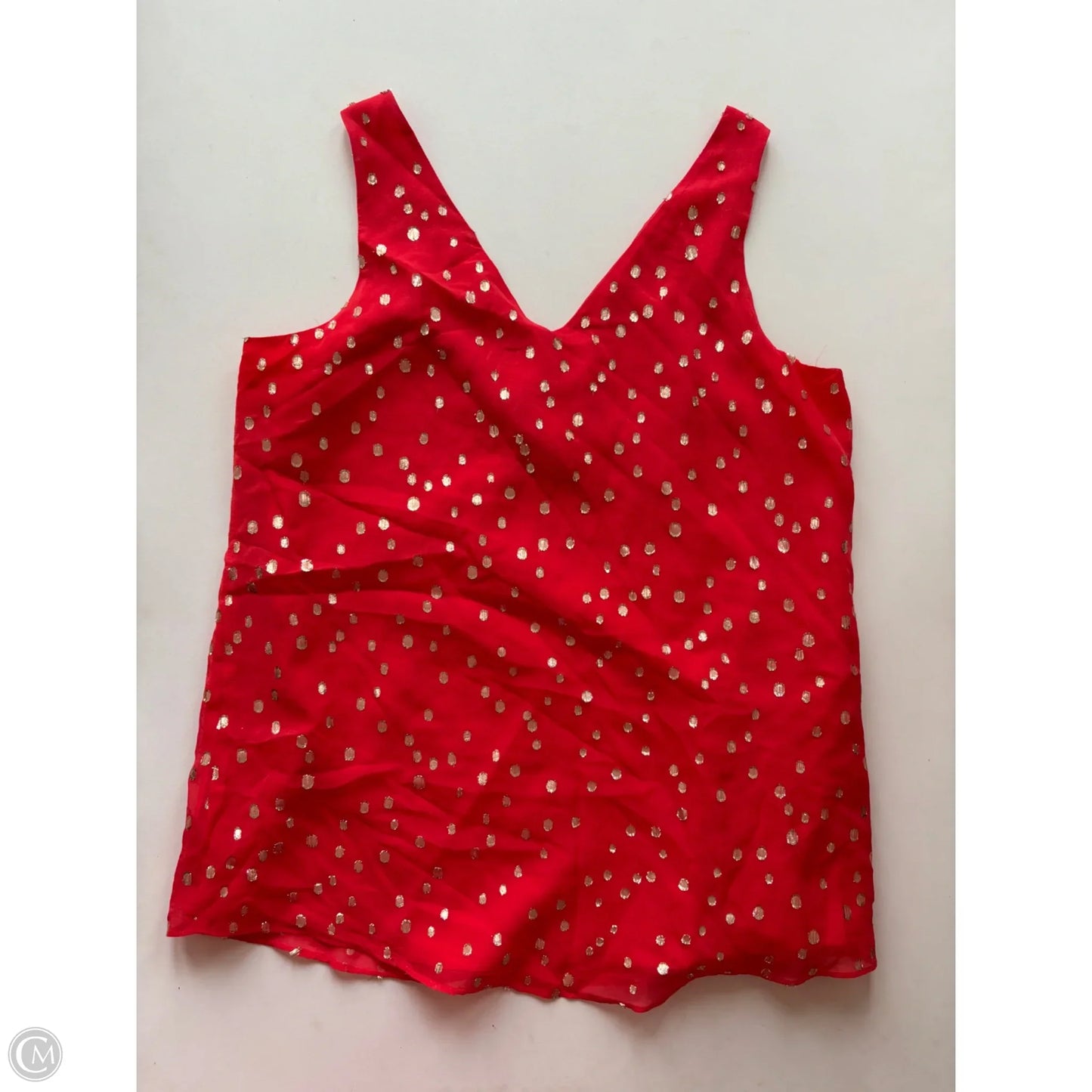 Top Sleeveless Designer By Lilly Pulitzer In Peach, Size: Xs