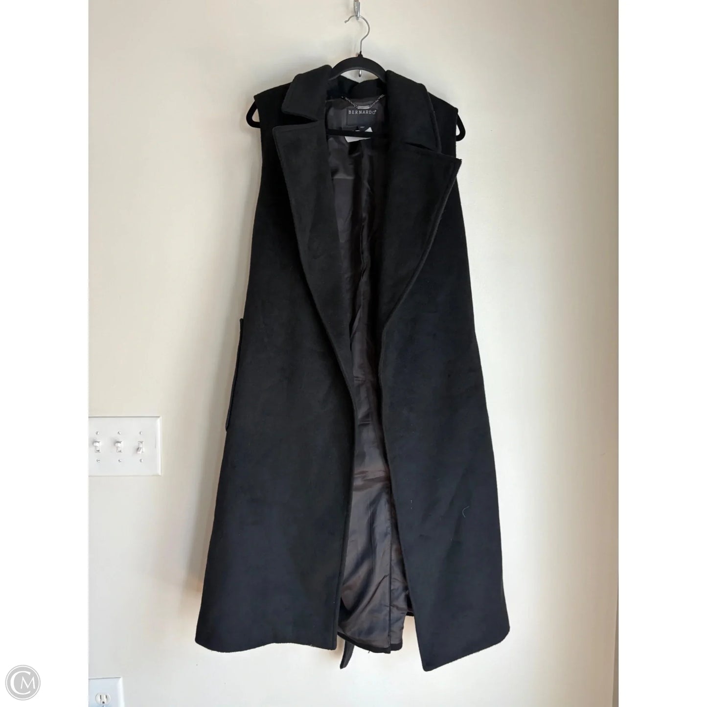 Vest Faux Fur & Sherpa By Bernardo In Black, Size: Xl