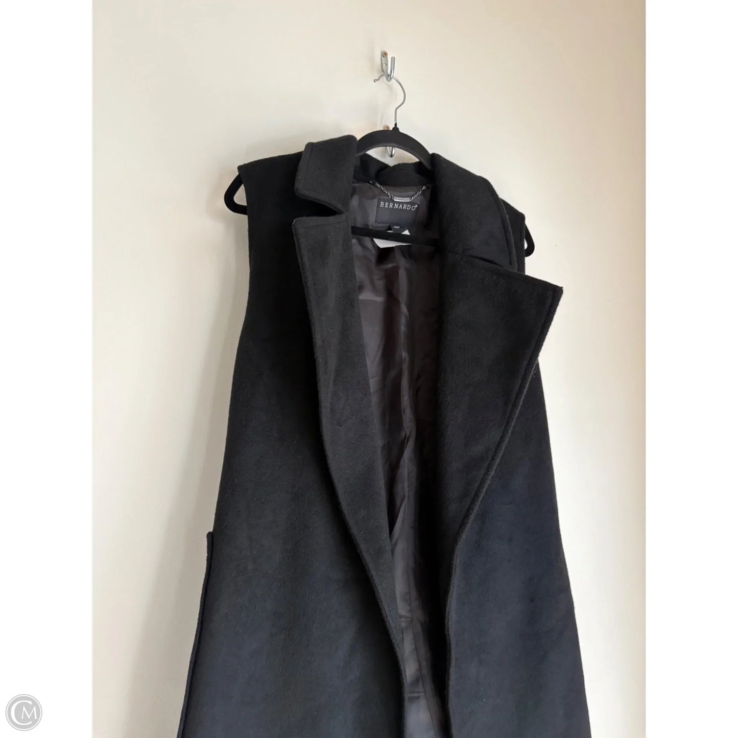 Vest Faux Fur & Sherpa By Bernardo In Black, Size: Xl