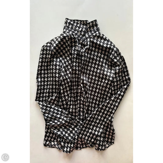 Blouse Long Sleeve By floral & ivy In Black, Size: Xl