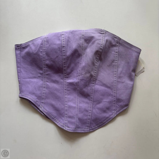 Blouse Sleeveless By Cmc In Purple, Size: S
