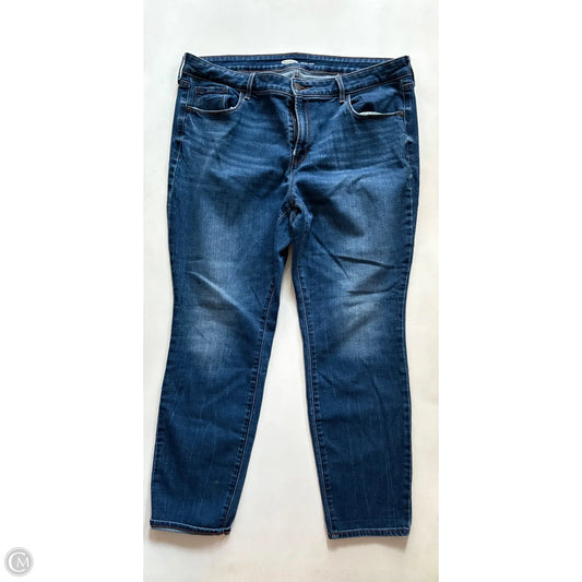 Jeans Skinny By Old Navy In Blue, Size: 16