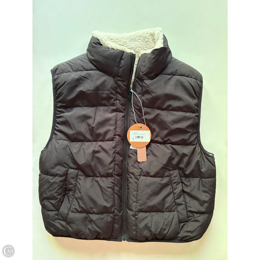 Vest Faux Fur & Sherpa By Cmc In Black, Size: L