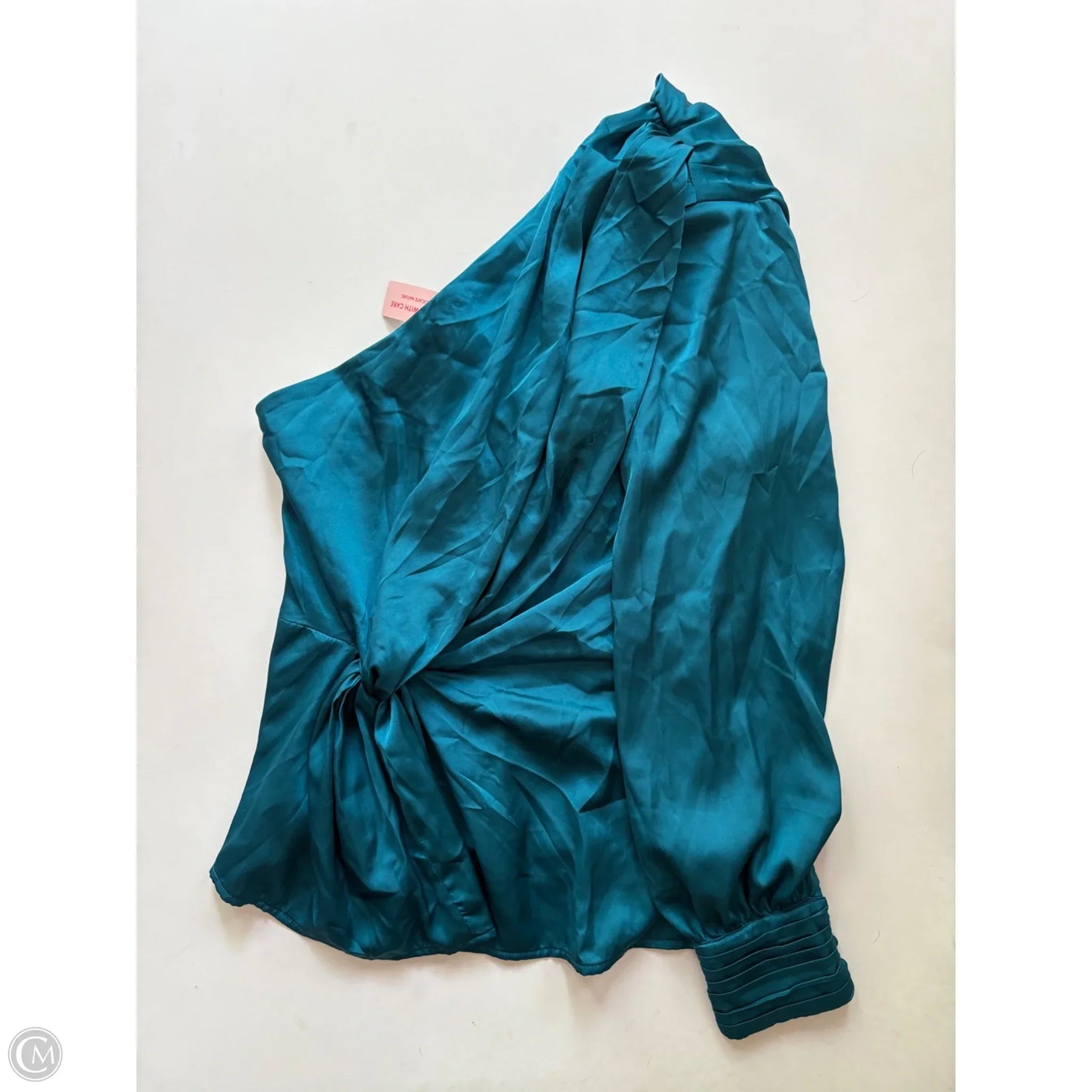 Blouse Long Sleeve By Dress Forum In Blue, Size: S