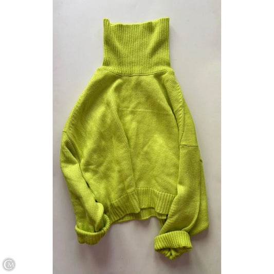 Sweater By Anthropologie In Yellow, Size: Xl