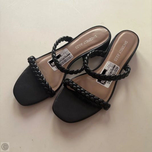 Shoes Heels Block By  sincerly jules In Black, Size: 9.5
