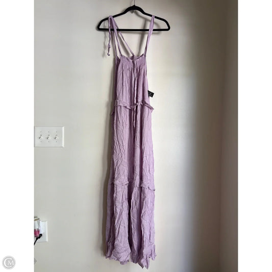 Dress Casual Midi By r. vicimos In Purple, Size: Xl