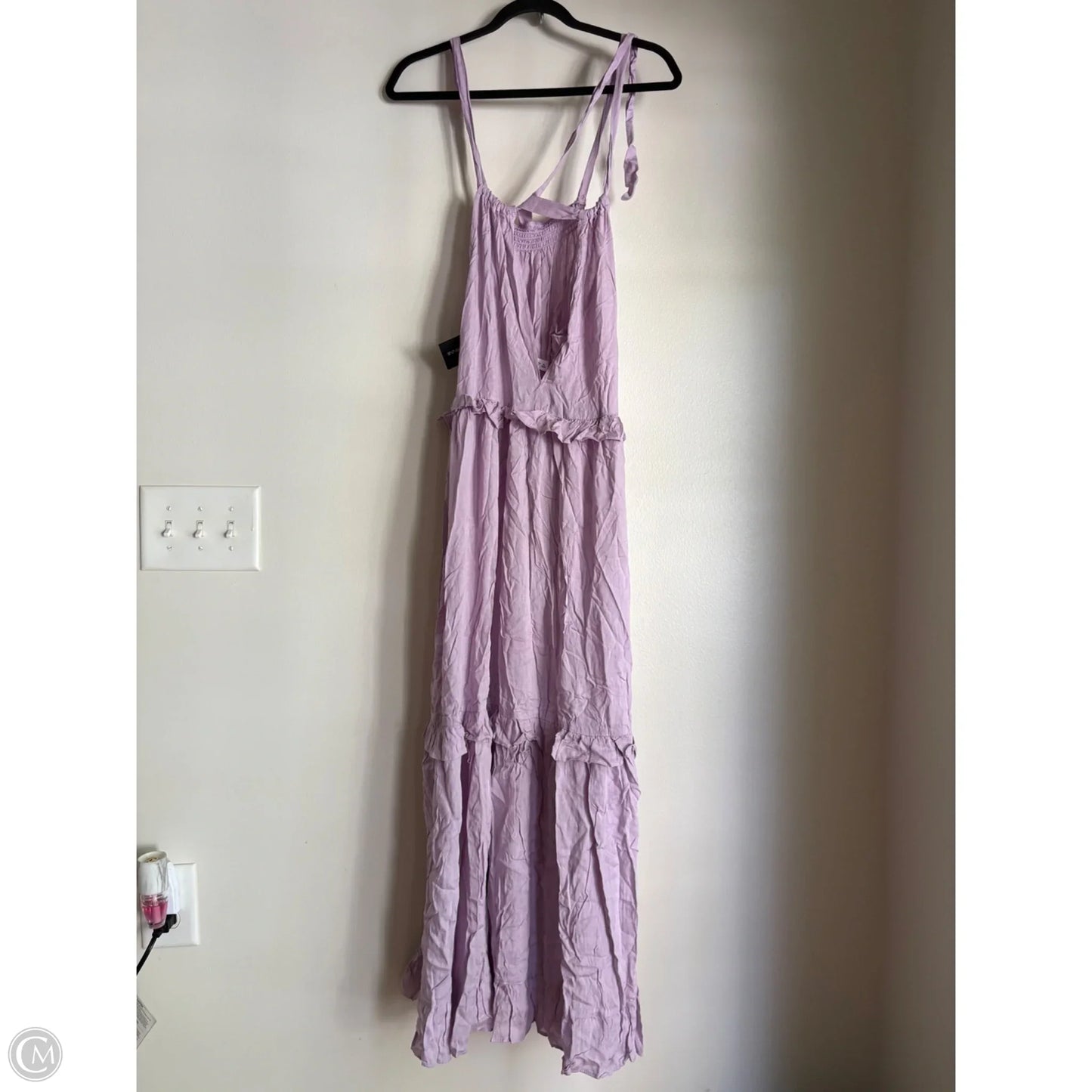 Dress Casual Midi By r. vicimos In Purple, Size: Xl
