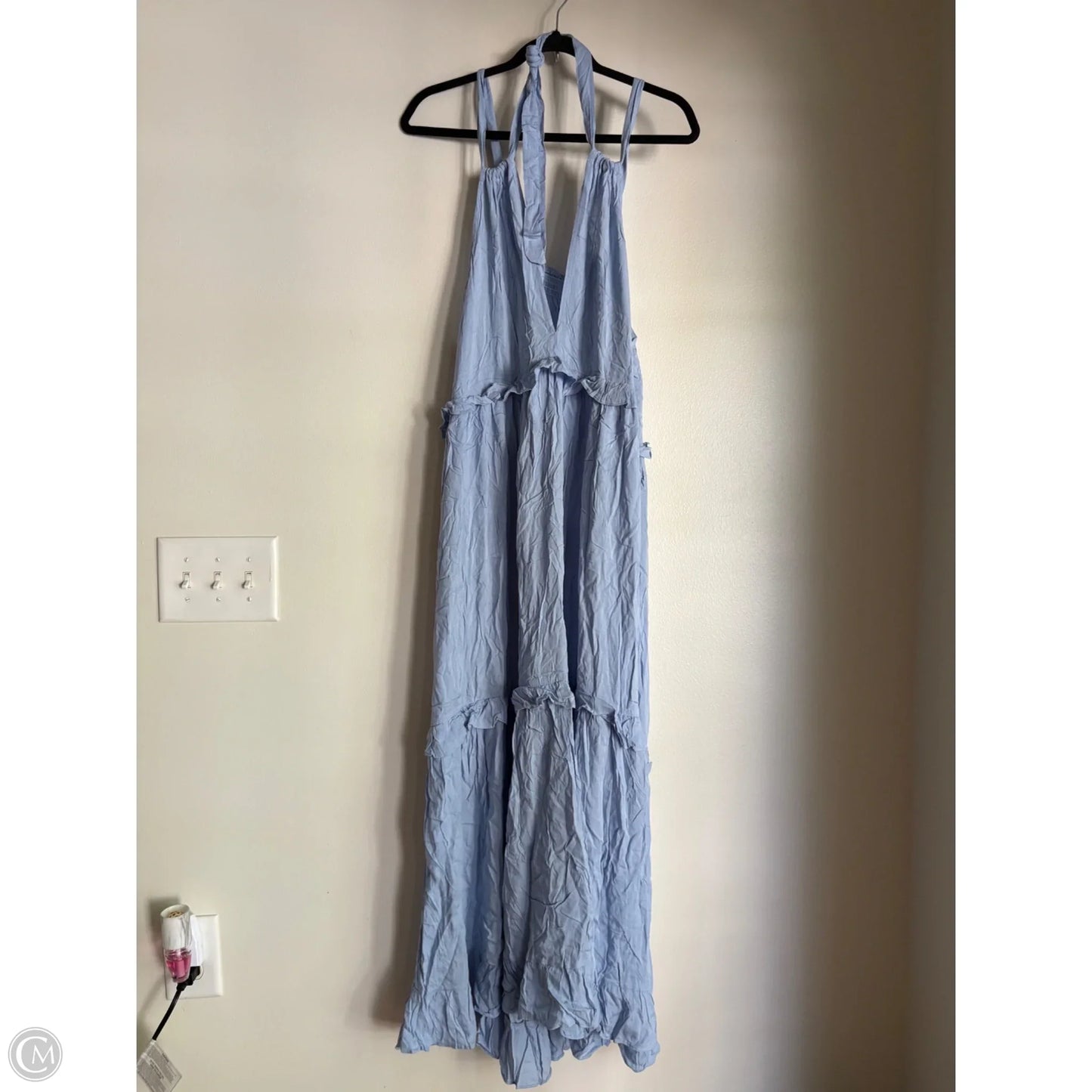 Dress Casual Midi By r. vicimos In Blue, Size: Xl