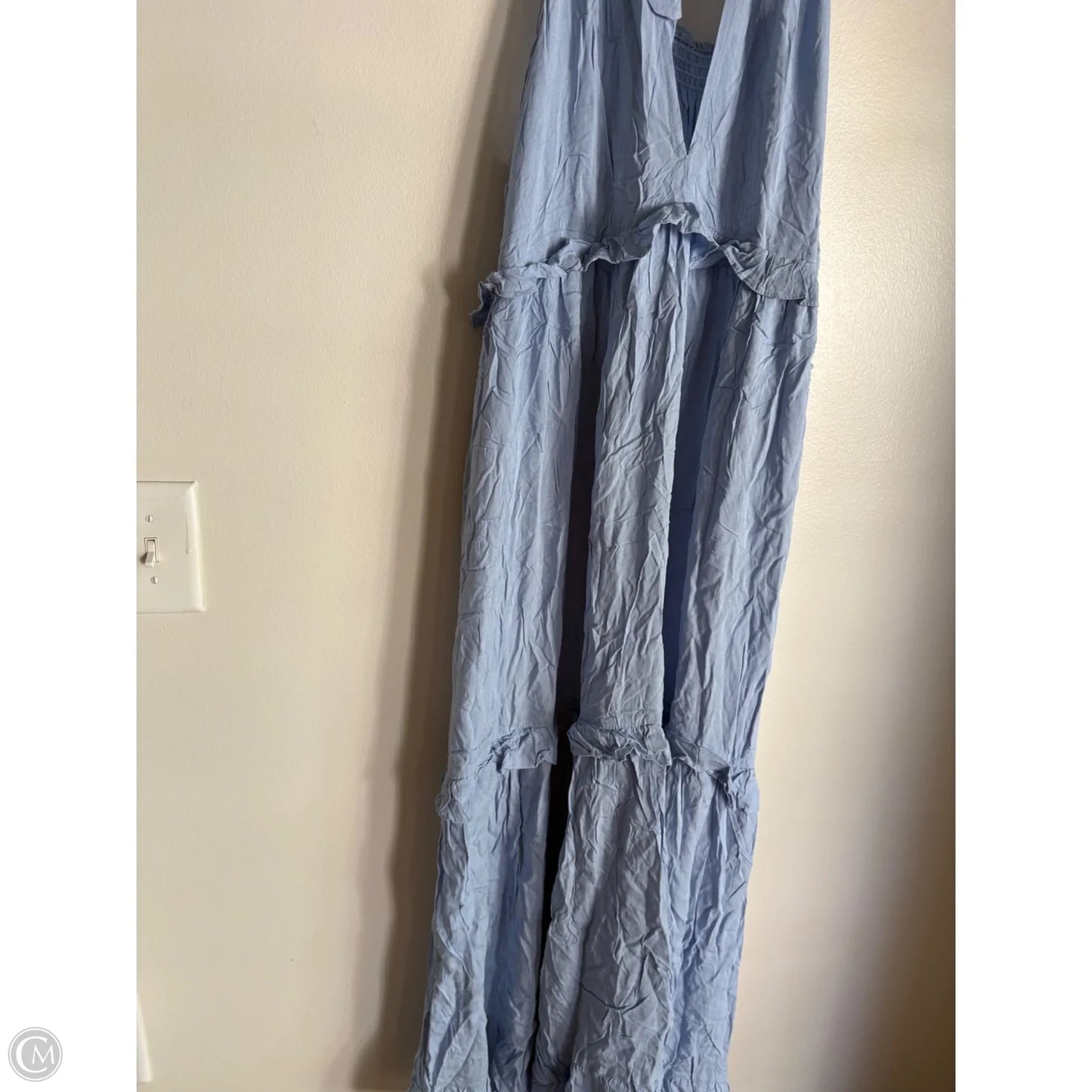 Dress Casual Midi By r. vicimos In Blue, Size: Xl