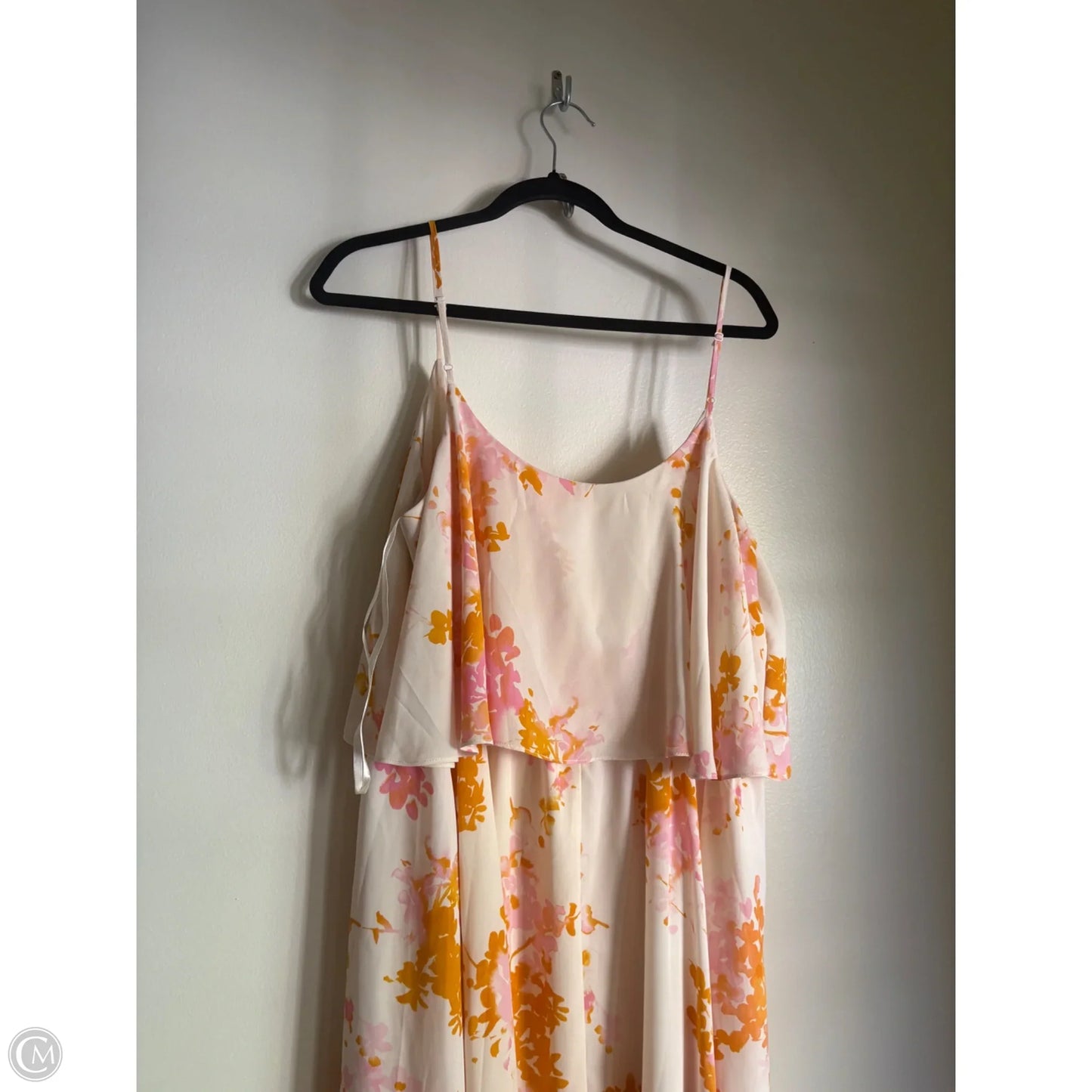Dress Casual Midi By Paper Crown In Floral Print, Size: L