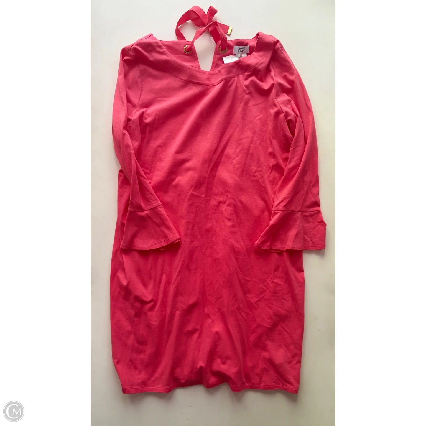 Dress Casual Midi By Crown And Ivy In Pink, Size: L