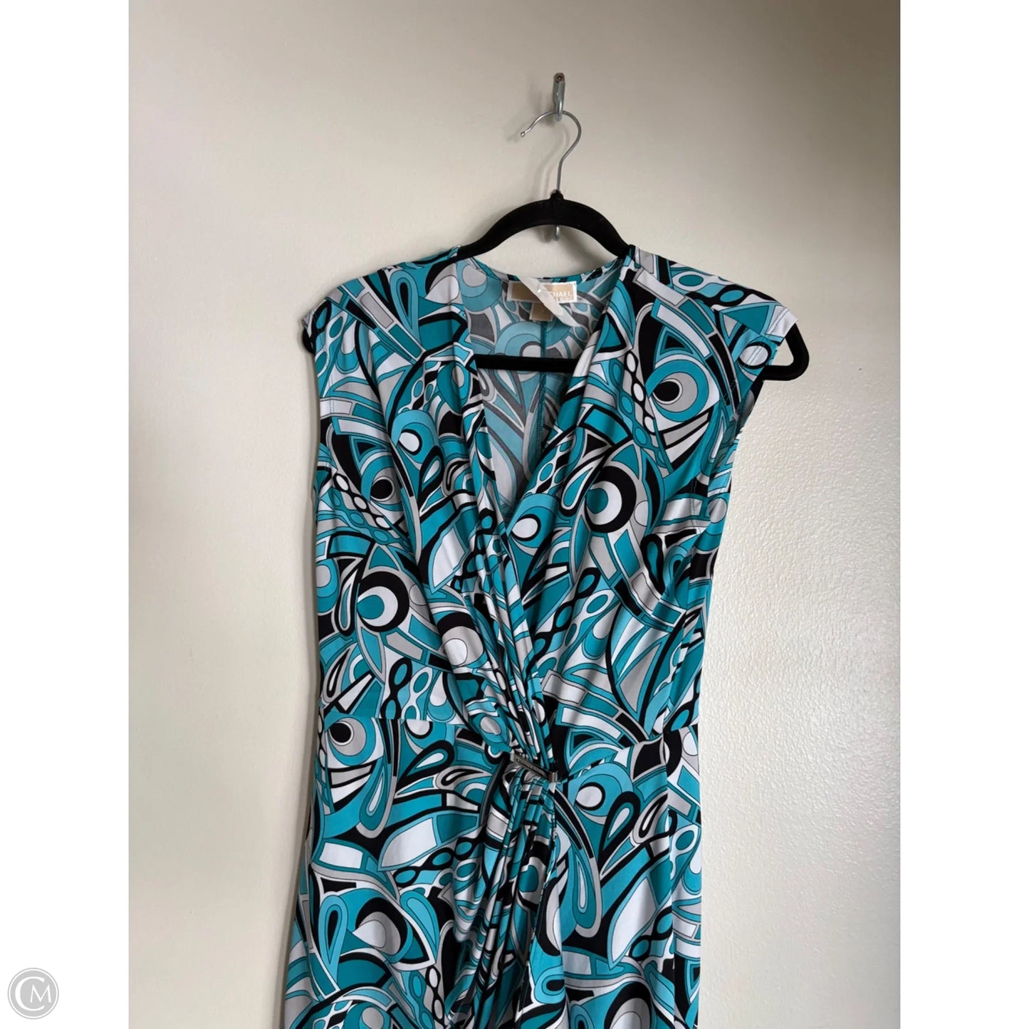 Dress Casual Midi By Michael By Michael Kors In Blue, Size: S