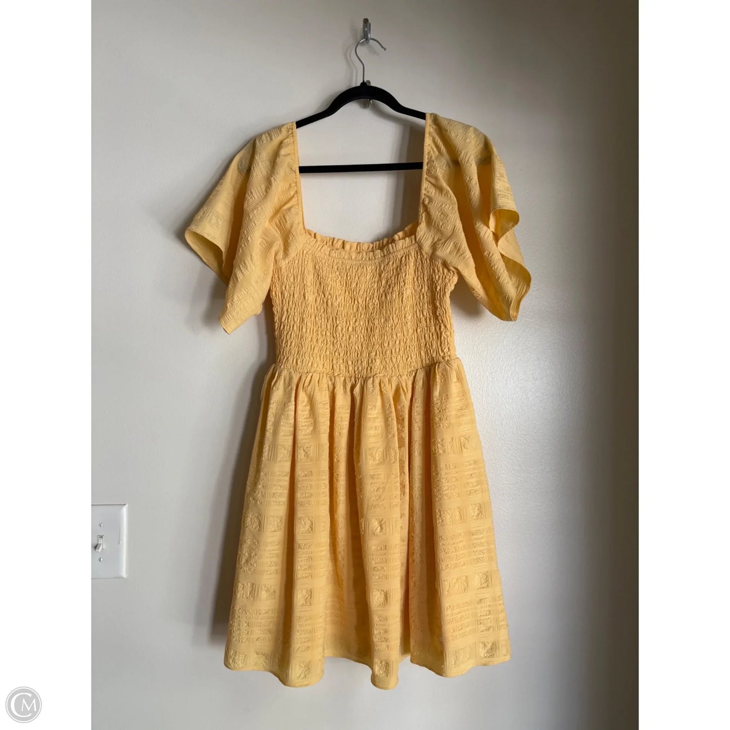 Dress Casual Midi By Mittoshop In Yellow, Size: L