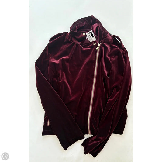 Jacket Other By New York And Co In Maroon, Size: Xl