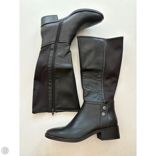Boots Mid-calf Heels By Bare Traps In Black, Size: 8.5