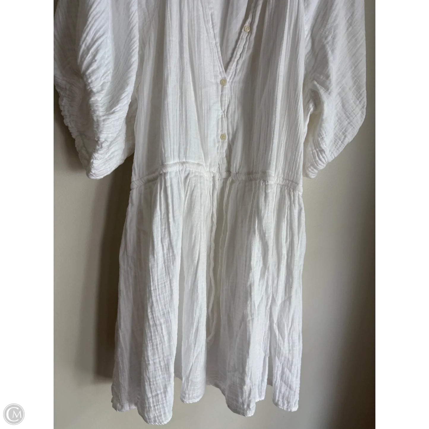 Dress Casual Midi By Old Navy In White, Size: Xxl