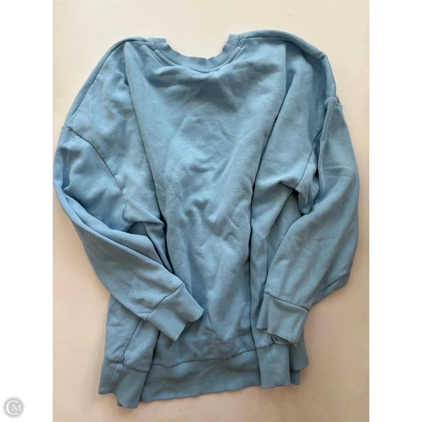 Athletic Sweatshirt Crewneck By Under Armour In Blue, Size: M