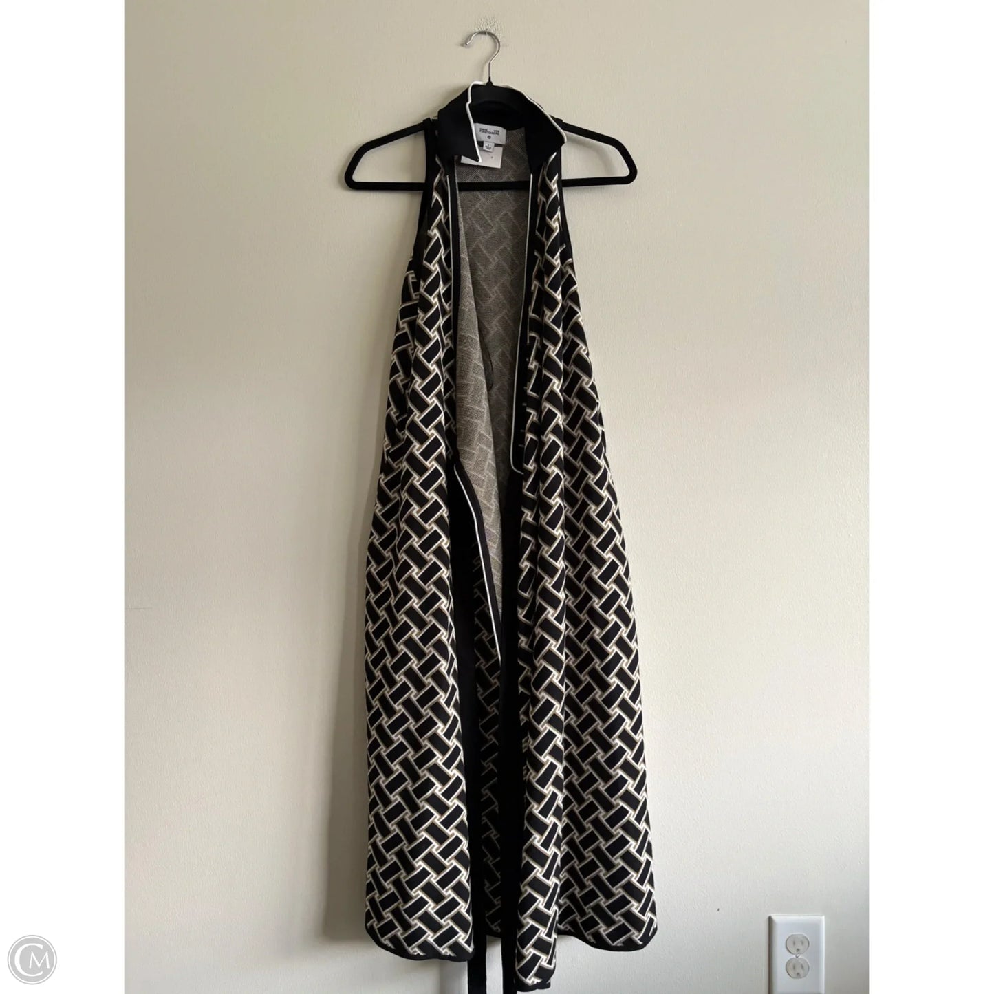 Dress Designer By Diane Von Furstenberg In Black, Size: L
