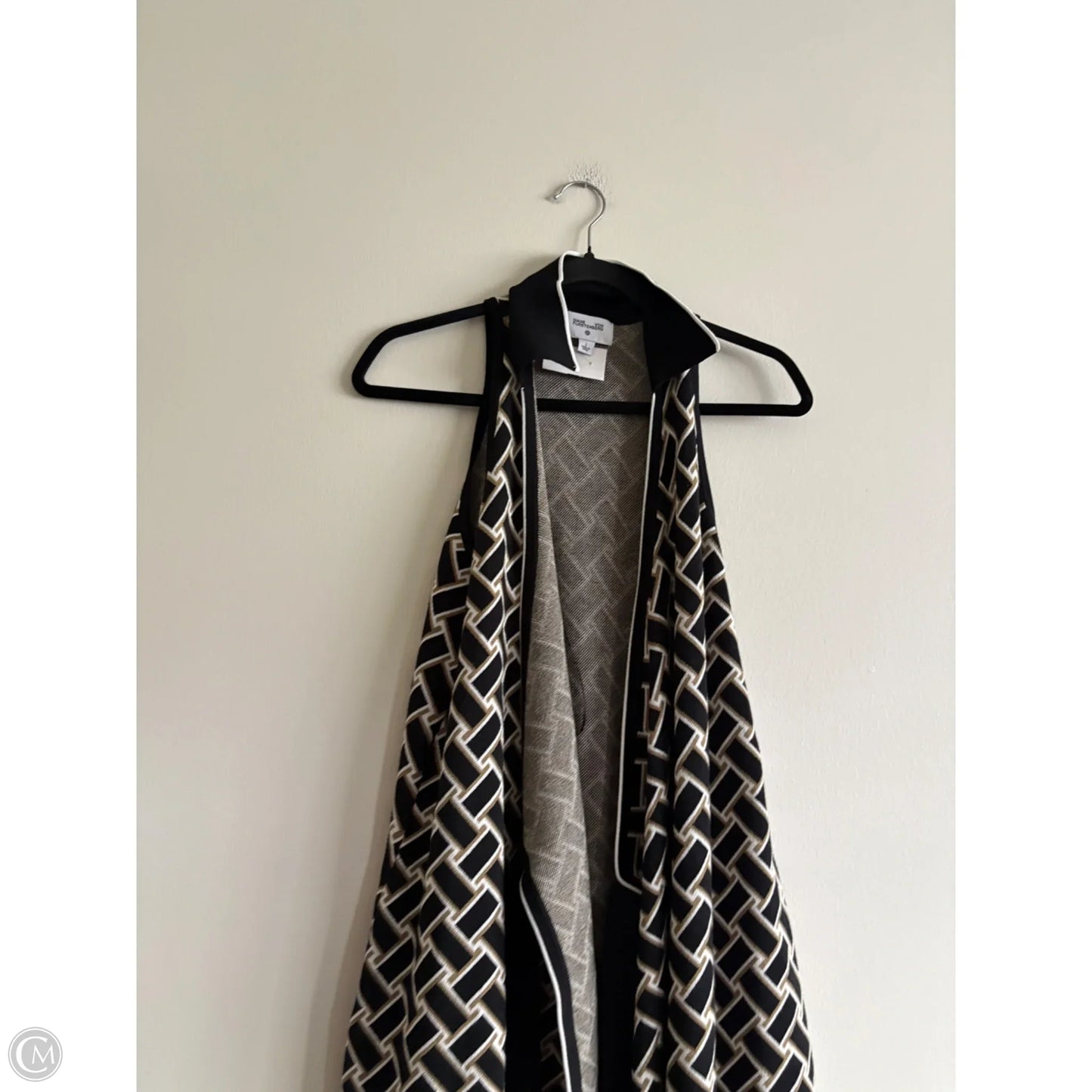 Dress Designer By Diane Von Furstenberg In Black, Size: L