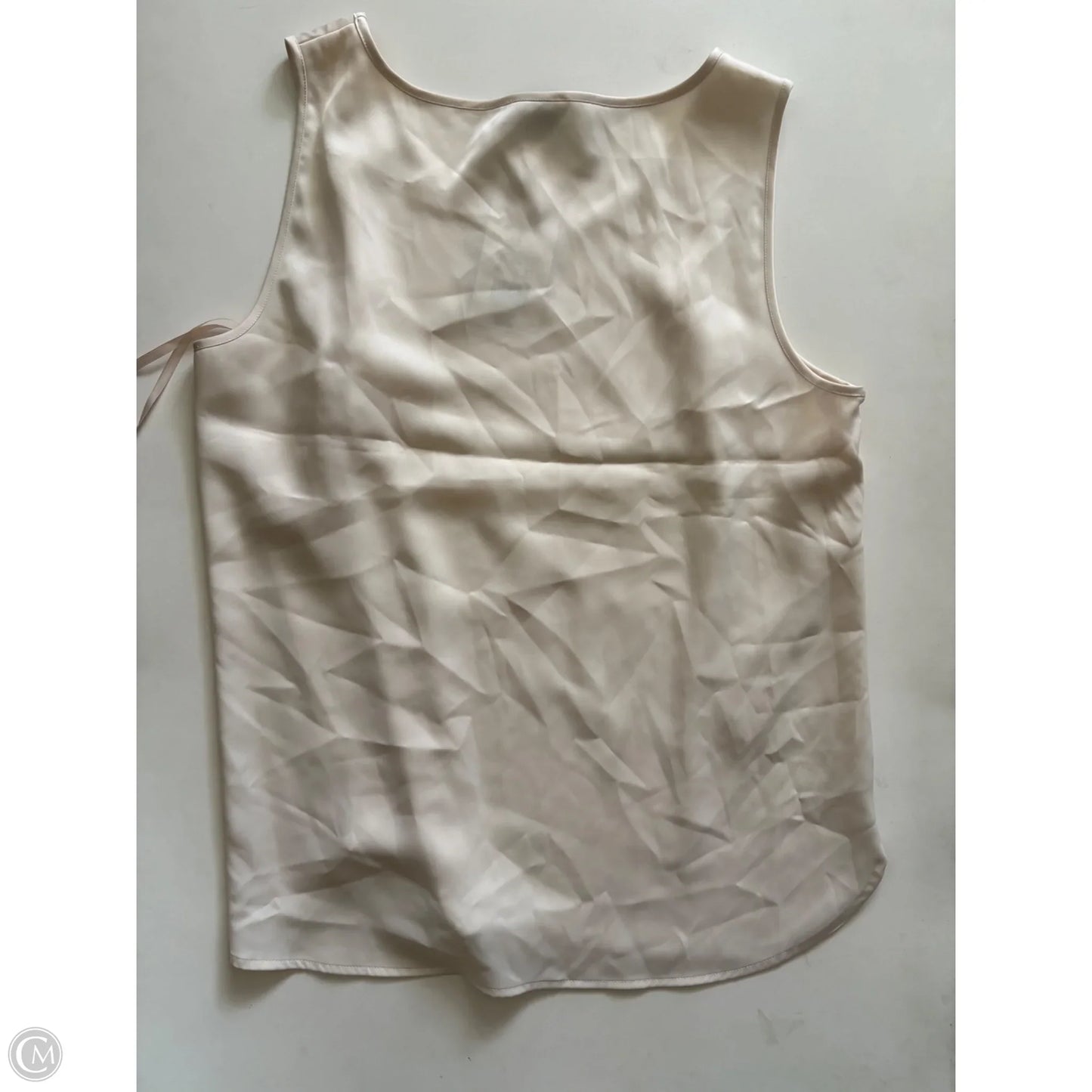 Blouse Sleeveless By Limited In Cream, Size: L