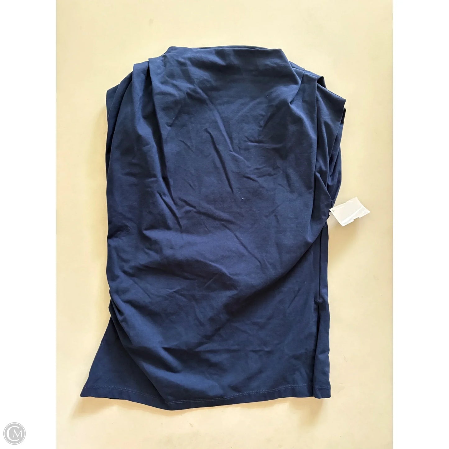 Blouse Sleeveless By Loft In Blue, Size: S
