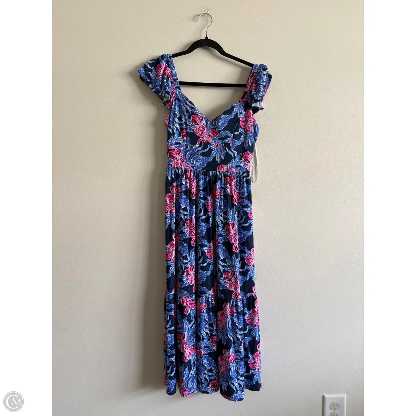 Dress Designer By Lilly Pulitzer In Floral Print, Size: S