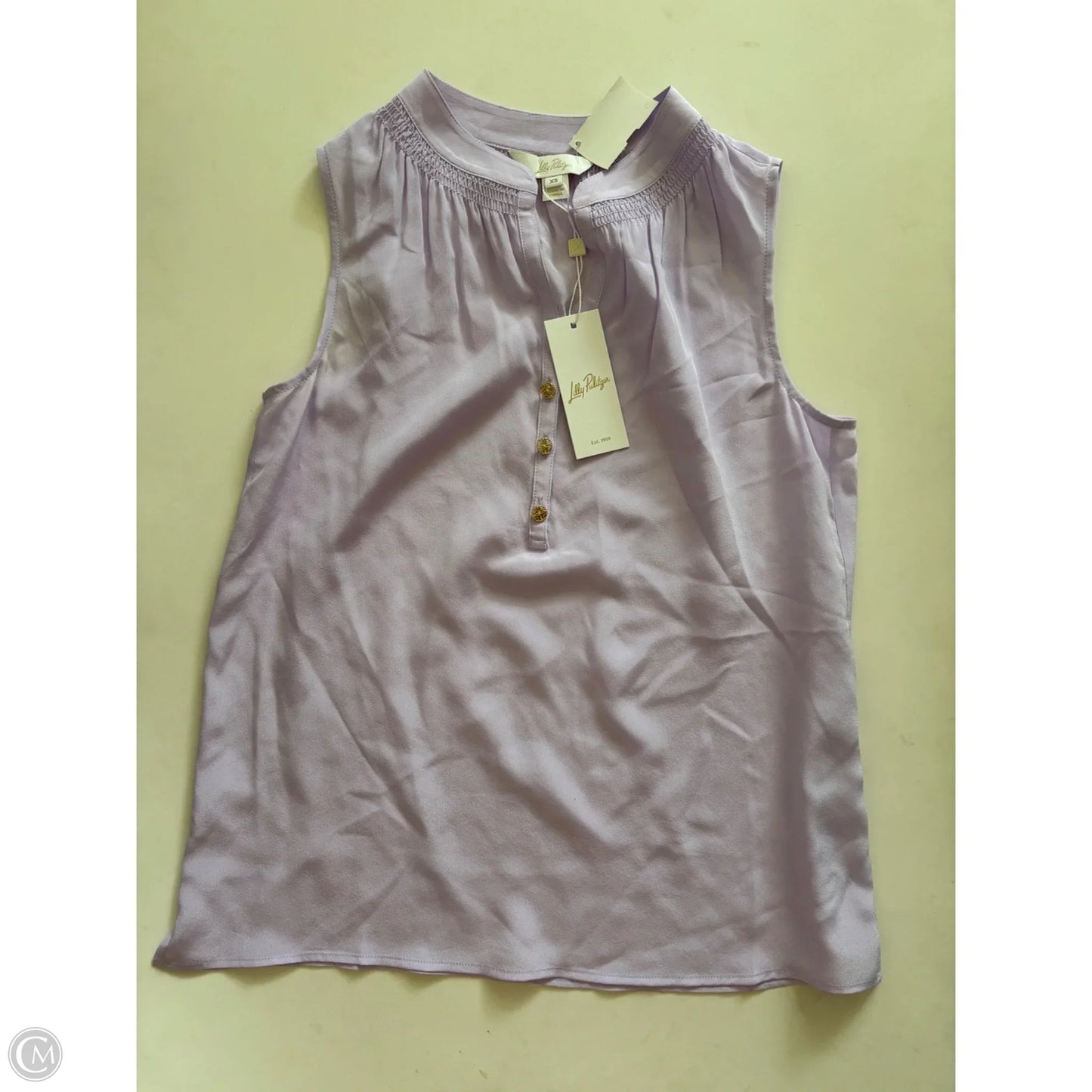 Tank Top Designer By Lilly Pulitzer In Purple, Size: Xs