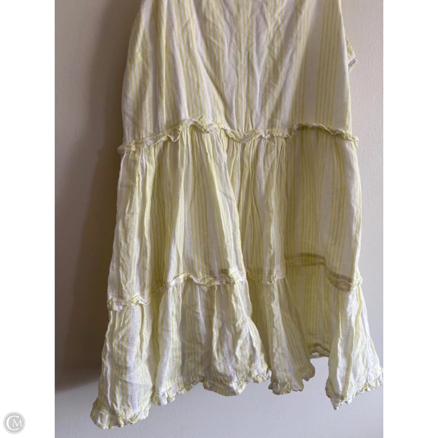 Dress Casual Midi By Mi Ami In Striped Pattern, Size: L