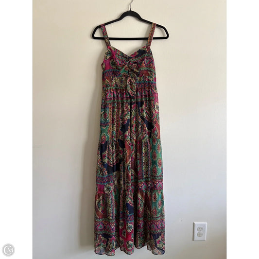 Dress Casual Midi By Robbie Bee In Multi-colored, Size: 4