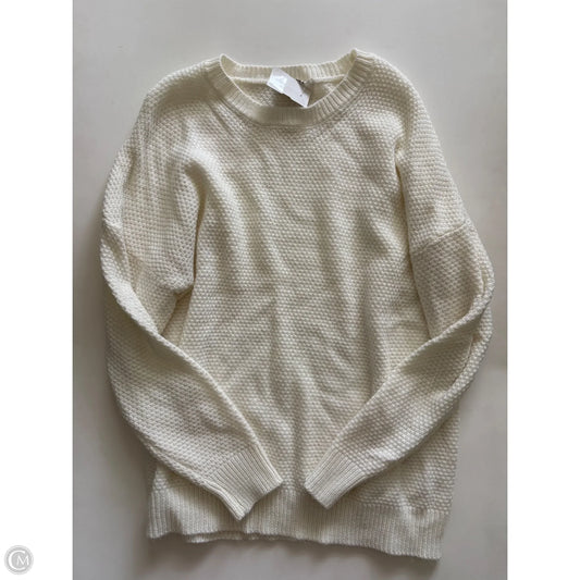 Sweater By Zenana In White, Size: L