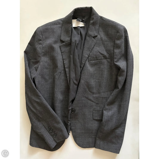 Blazer By Ann Taylor In Grey, Size: 14