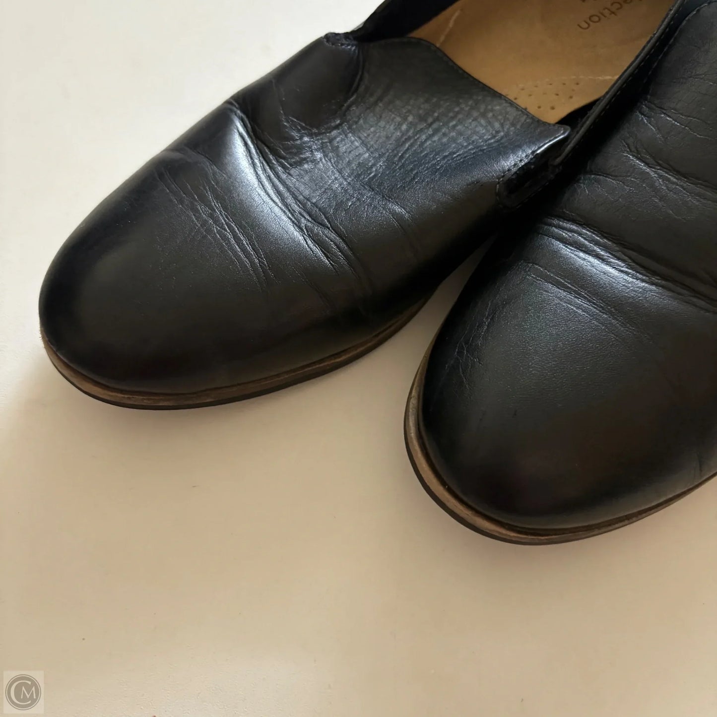 Shoes Flats By Clarks In Black, Size: 9